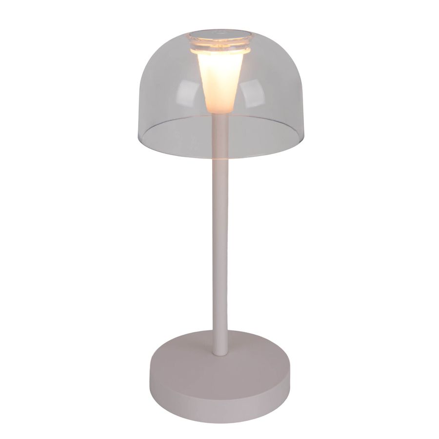 Akku- Tischleuchte GOMBA weiß 2er Set - LED-Modul, 1W, IP54