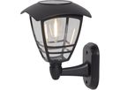 Solar Wand Laterne Felix - Schwarz, Lichtfarbe Warmweiss