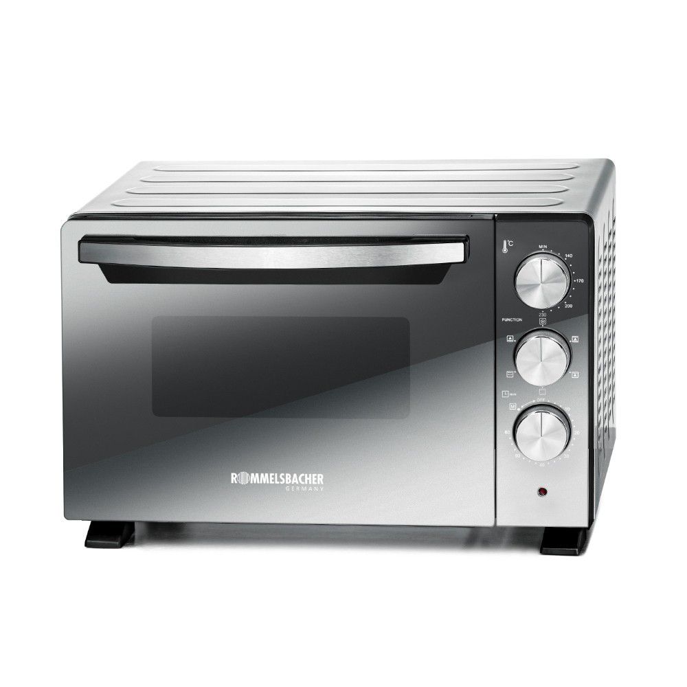 Back & Grill Ofen mit Drehspiess & Umluft - Back & Grill Ofen mit Drehspiess & Umluft 230V, 1380W, schwarz/silber