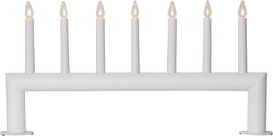 Kerzenleuchter Circum - IP20, Weiss, Warmweiss