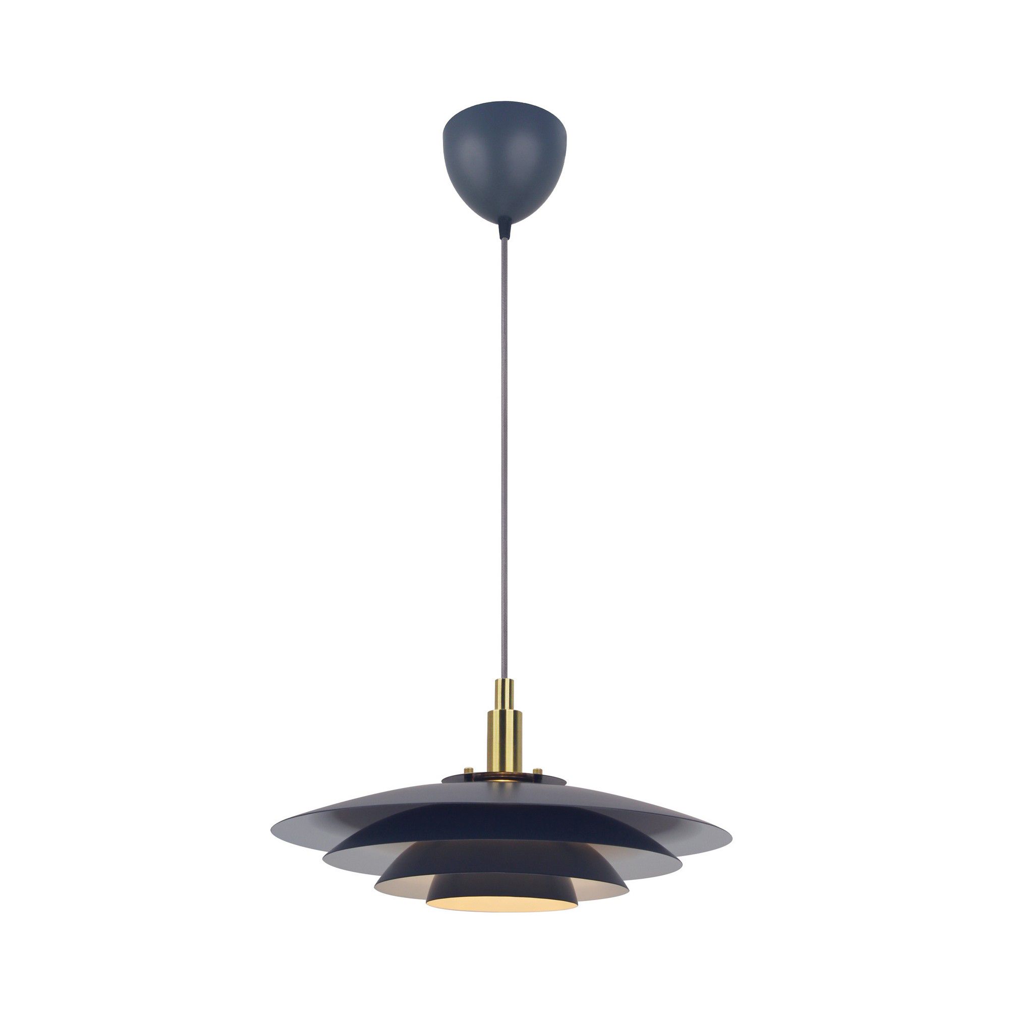 Bretagne 38, Pendelleuchte, Grau - G9, IP20, max.25W