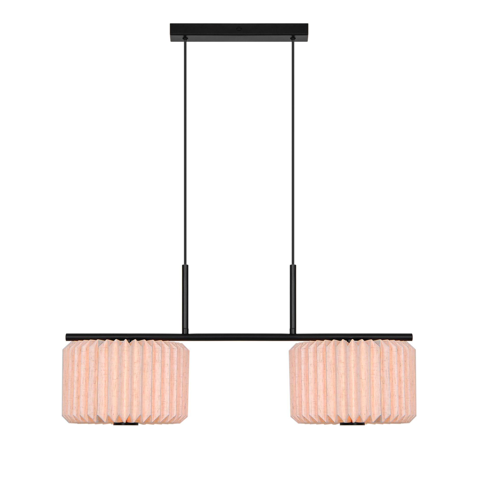 Pendelleuchte Vivienne Dual Schwarz - E27, IP20, 230V