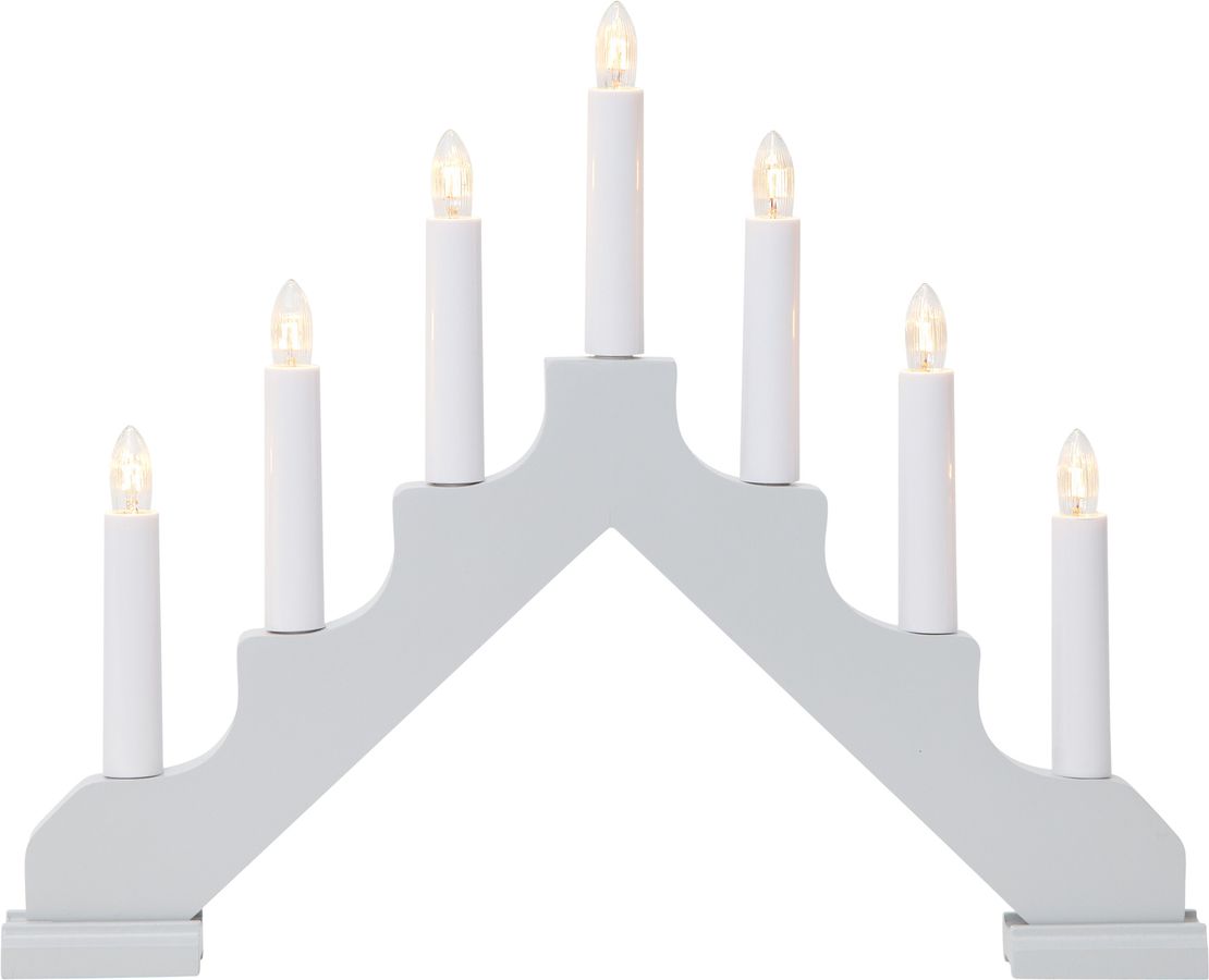 Kerzenständer Ada - IP20, Klar, 7 LED