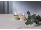 LED Teelicht 2 Pack Flamme Flow - Indoor, Beige, 5cm  Höhe, Timerfunktion