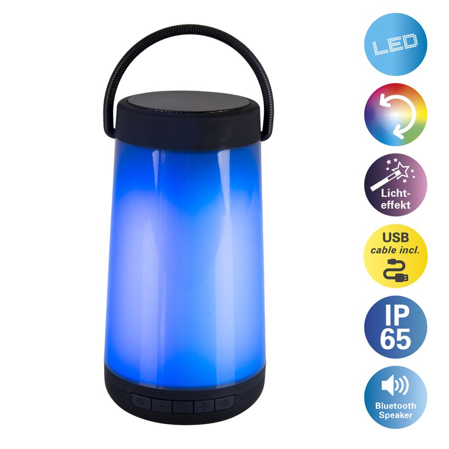 LED-Tischleuchte mit BT-Speaker Festa - IP65, 5W