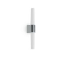 Helva, Doppel- Wandleuchte, Chrom - LED Modul, 9W, IP44