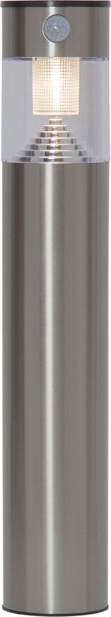 Solar Pollerleucht Marbella - Stainless Steel, Lichtfarbe Warmweiss
