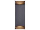 Nico Square 22, Wandleuchte, Schwarz - GU10, IP54, max.25W