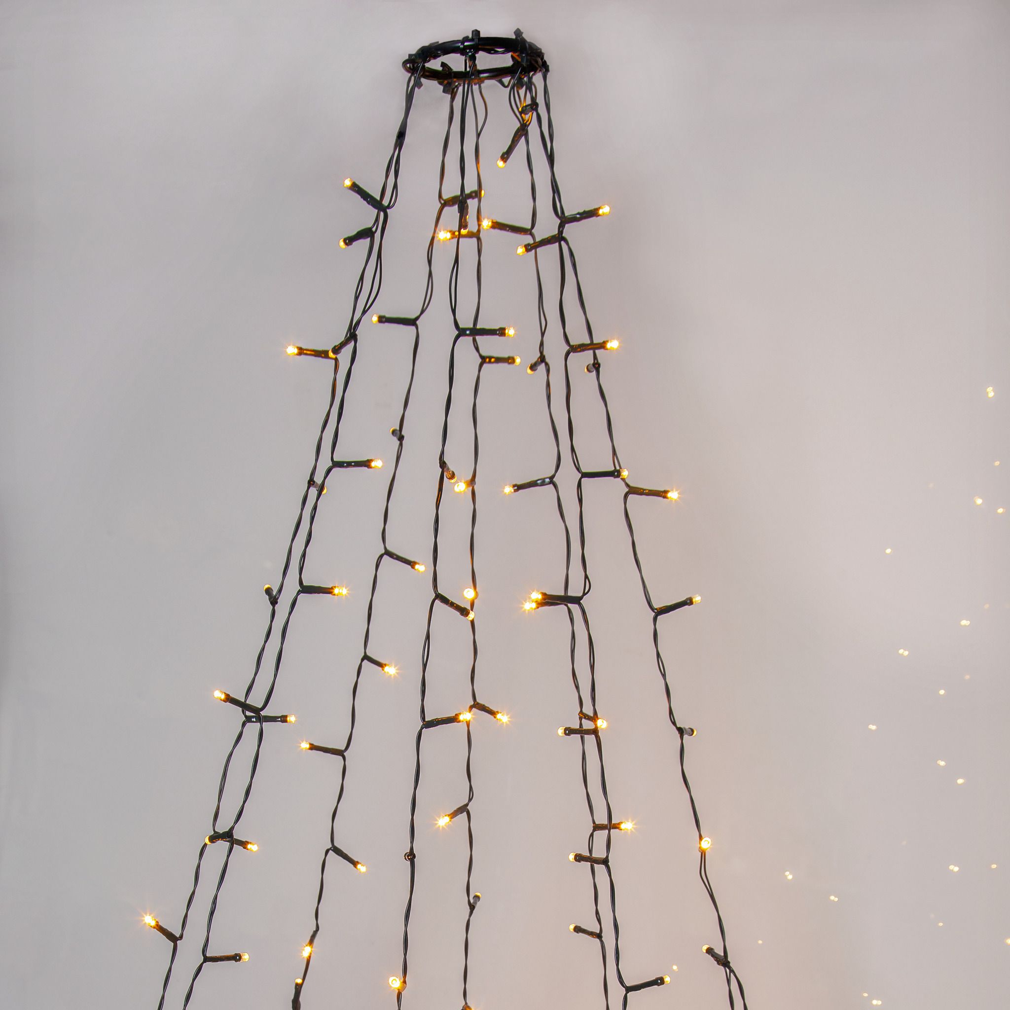 Christmas Tree Light Shiny - IP44, Warmweiss, 360 LED's, 200 cm