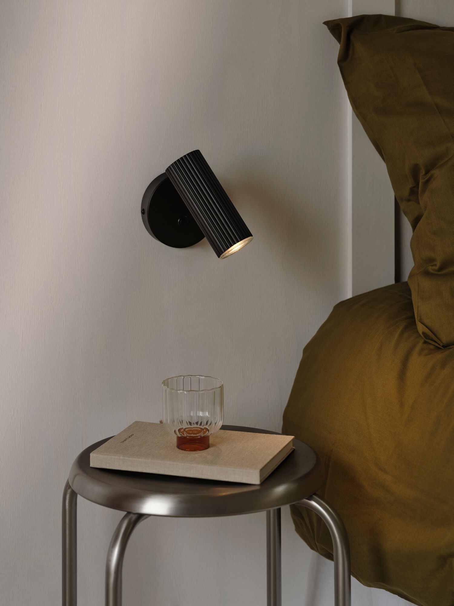 Wandleuchte Vico Schwarz - GU10, IP20, 230V