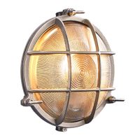 Polperro, Wandleuchte, Nickel - E27, max. 12,5W, IP64