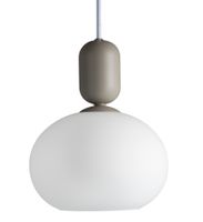 Notti, Pendelleuchte, Grau - E27, max. 40W, IP20