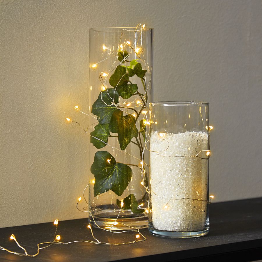 Dew Drop Lichterkette - IP20, Warmweiss, 100 LED