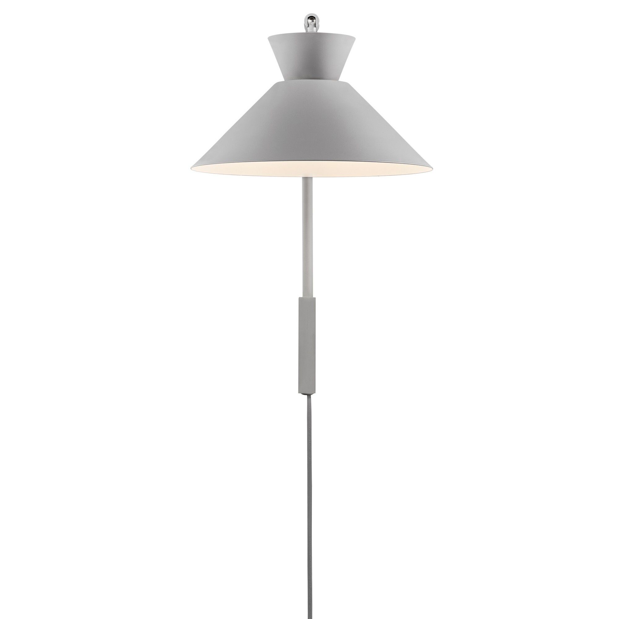 Dial , Wandleuchte, Grau - E27, IP20, max.40W