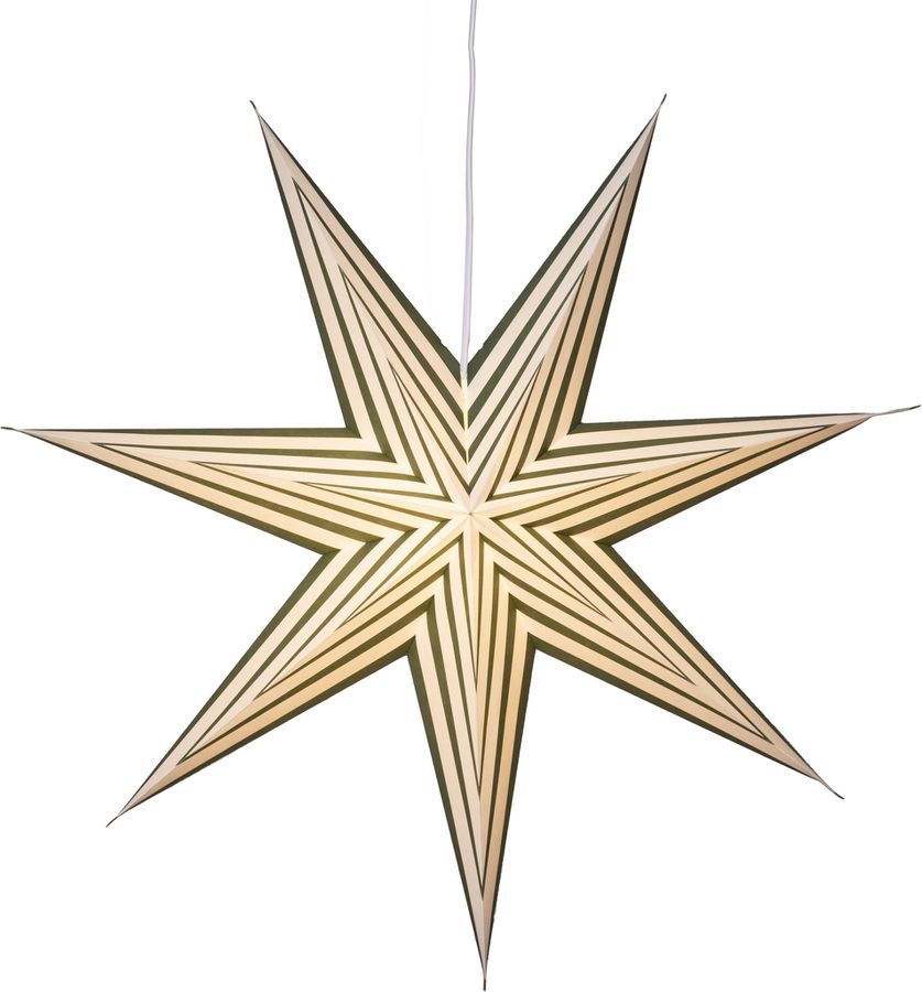 Paper Star Stripe - Indoor, , Weiss