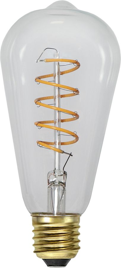LED Leuchtmittel E27 ST64 Decoled Spiral Clear 3-step memory - E27, 270Lm, 2100K, 4W, 230V