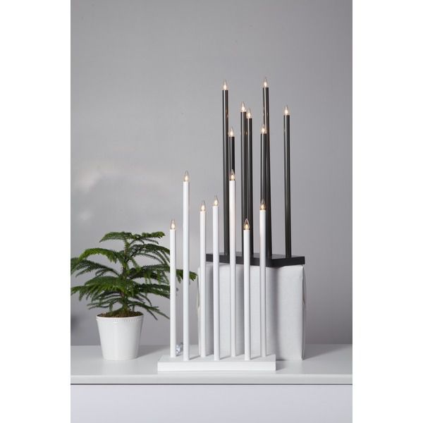 Kerzenständer Holy - IP20, Neutralweiss, 7 LED's