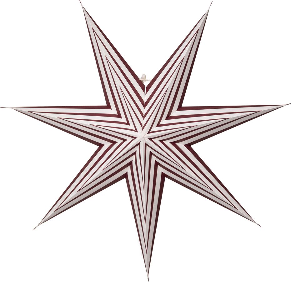 Paper Star Stripe - Indoor, , Weiss