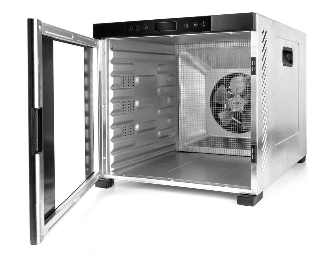 Dörrautomat DA 1050 - Dörrautomat, Edelstahl/schwarz, 1000W