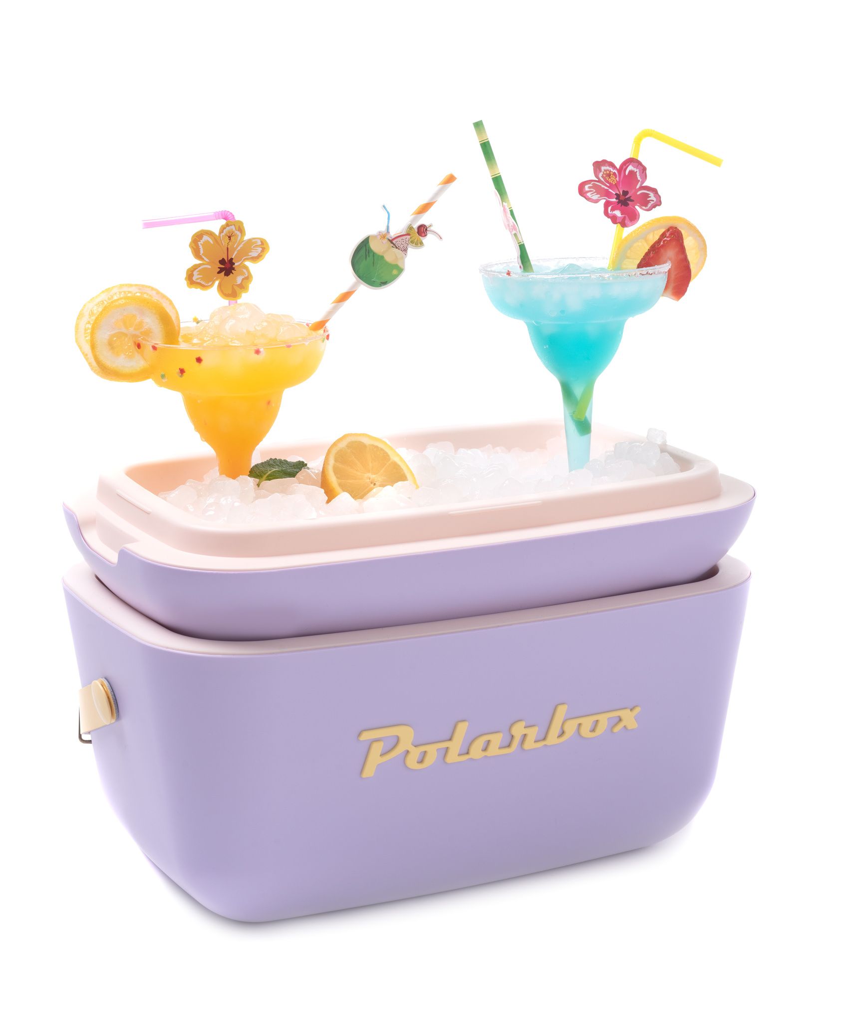 Polarbox Retro Cooler lila 20l - Kühlbox, 20l, Vintage Design