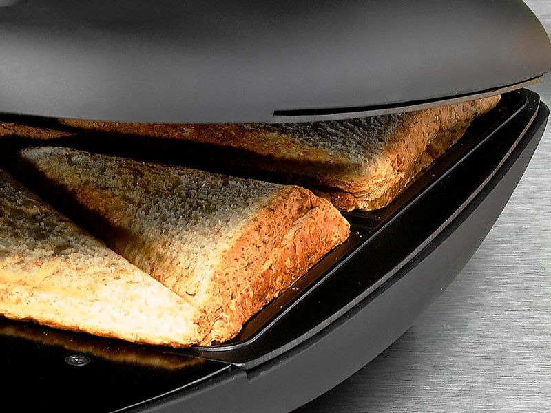 Sandwichmaker ST 1410 Fun for 4 - Sandwich Maker , Edelstahl/schwarz, 1400W
