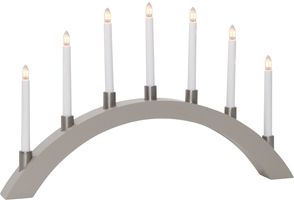 Kerzenleuchter Tall - IP20, Beige, Warmweiss