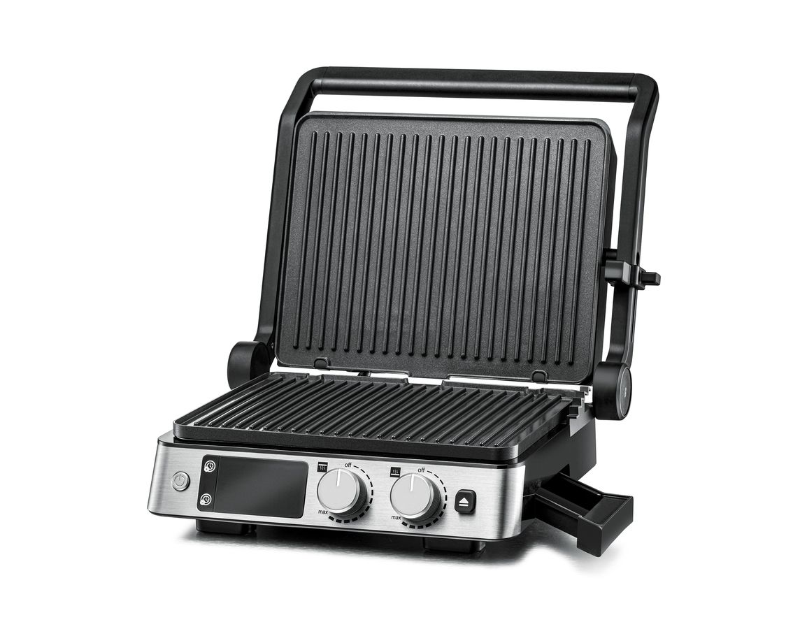 KONTAKTGRILL KG 2025 - Kontaktgrill, Edelstahl/schwarz, 2000W