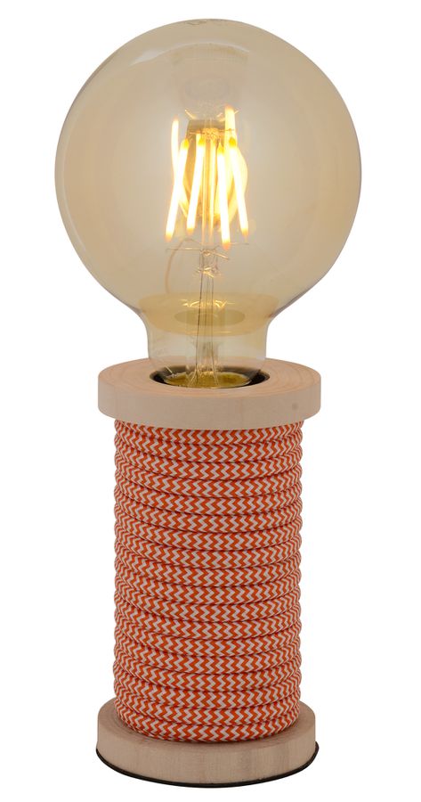 Tischleuchte Max orange/weiß h: 12cm - E27, 40W, IP20