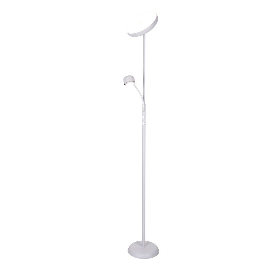 LED Stehleuchte  ROMIS  mit Lesearm weiß - IP20, LED-Modul, Weiss