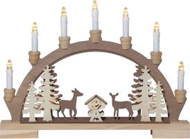 Kerzenständer Fauna - IP20, Warmweiss, 10 LED
