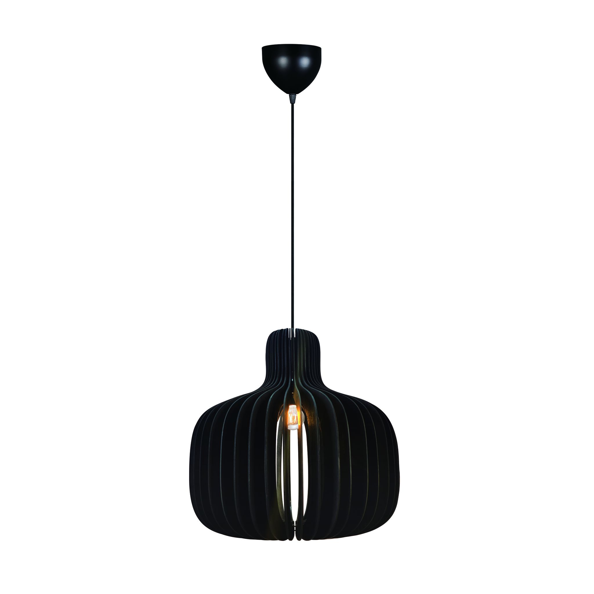 Pendelleuchte Hazo 43 Schwarz - 60W, E27, IP20