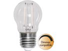 LED Leuchtmittel E27 G45 Klar Filament - E27, 250Lm, 2700K, 2W, 230V