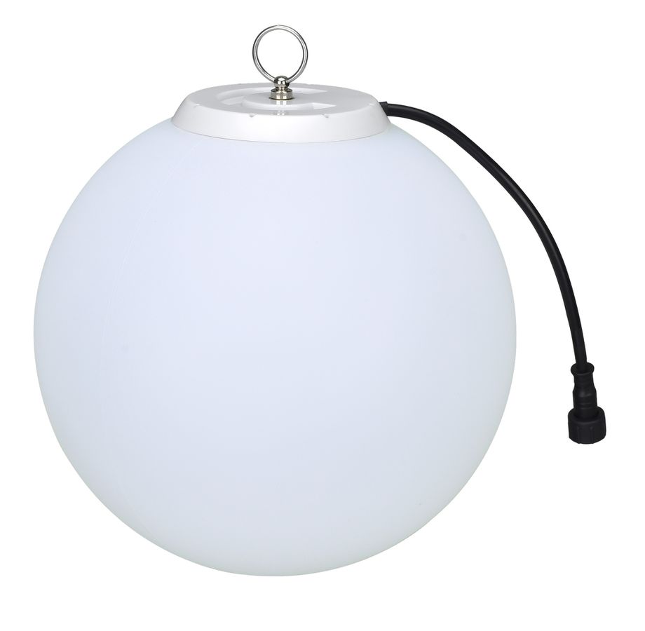 24V Kugel ø20cm - 24V DC, 2.8W, 235lm, 3000K, 67IP, weiss-opal