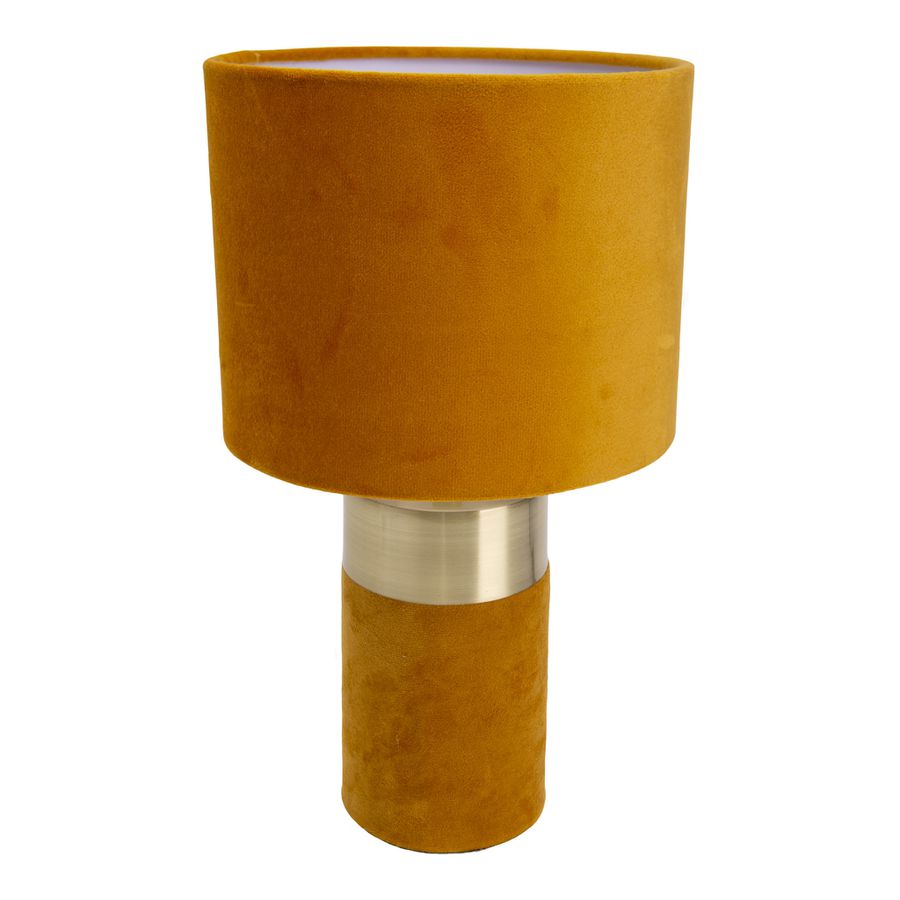 Tischleuchte BORDO h: 32cm braun gold - E14, IP20