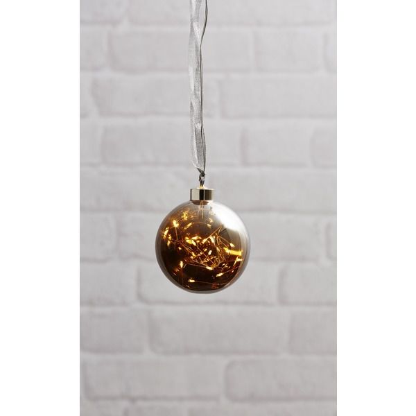 Glass Bauble Glow - IP20, Warmweiss, 15 LED