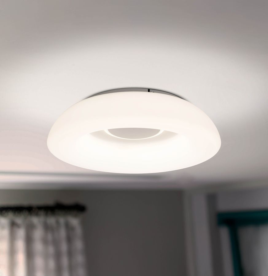 LED Deckenleuchte KARIM CCT-Funktion weiß Ø: 48 cm - LED-Modul, IP20, 230V