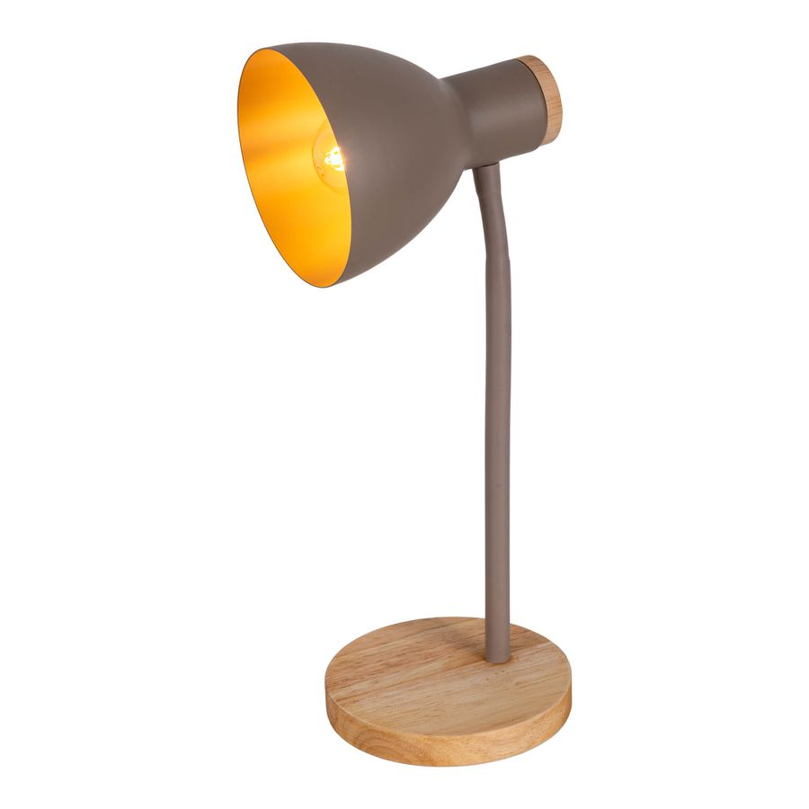 Schreibtischleuchte MARIE braun - E14, 25W, IP20