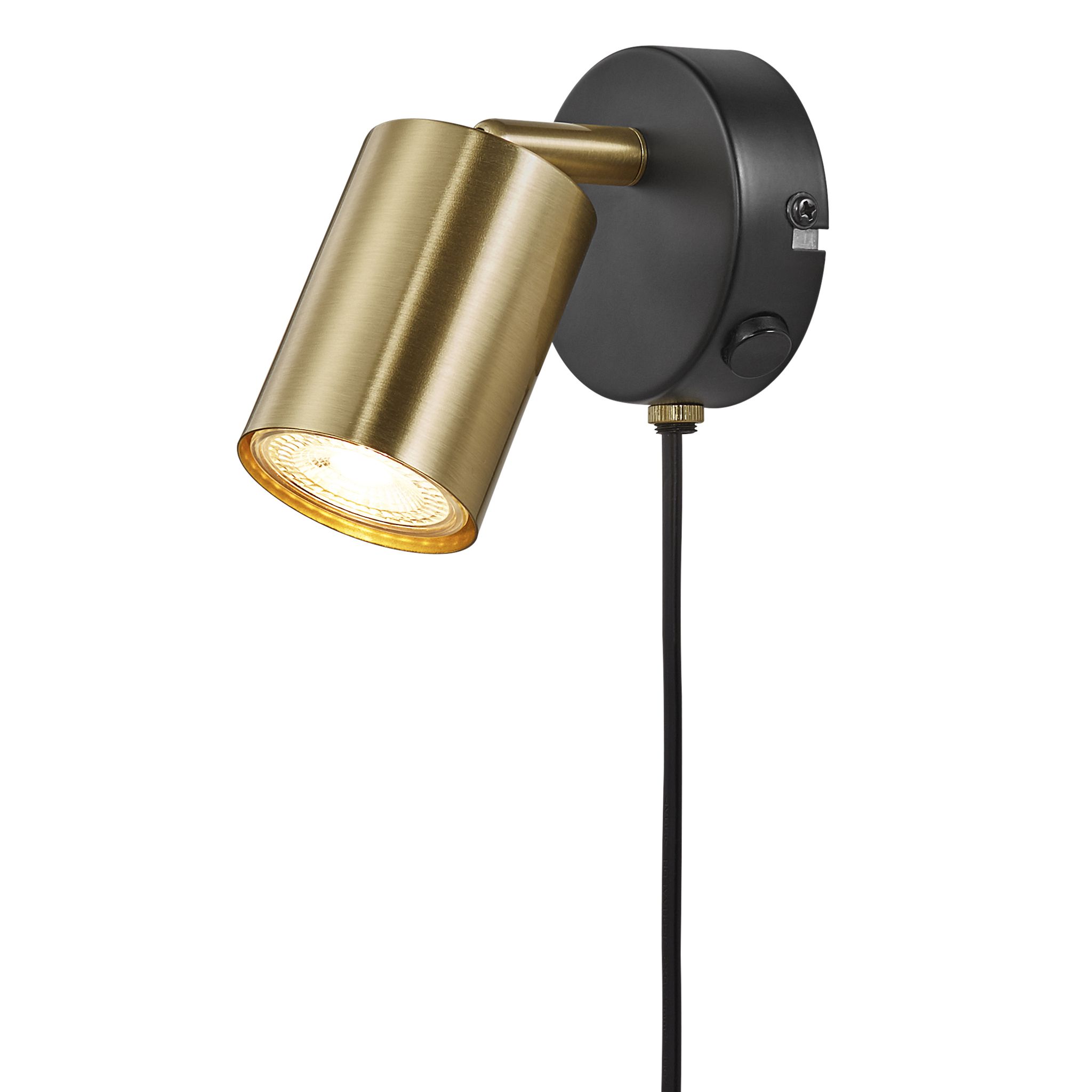 Explore , Wandleuchte, Messing - GU10, IP20, max.35W