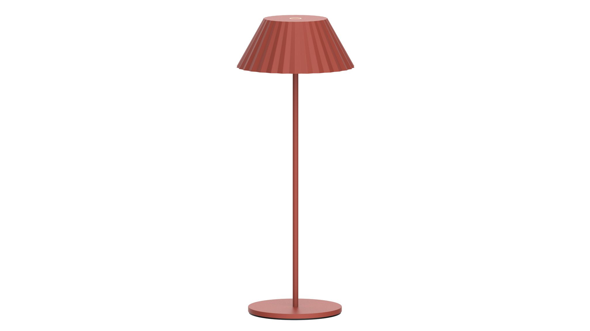 Akku Tischleuchte USB-C APOLLO Rusty-Red - IP44, Warmweiss, 200lm