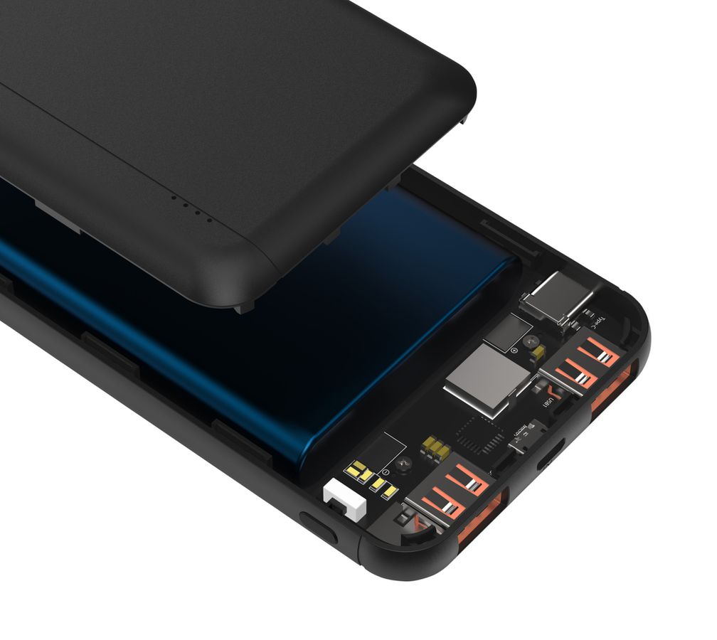 Powerbank 10000 mAh PB320PD - Quick Charge 3.0, Typ C und Power Delivery (PD) Protokoll sowie einer Kapazität von 10000 mAh