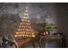 Netzlichterkette Star Curtain - IP20, Warmweiss, 55 LED