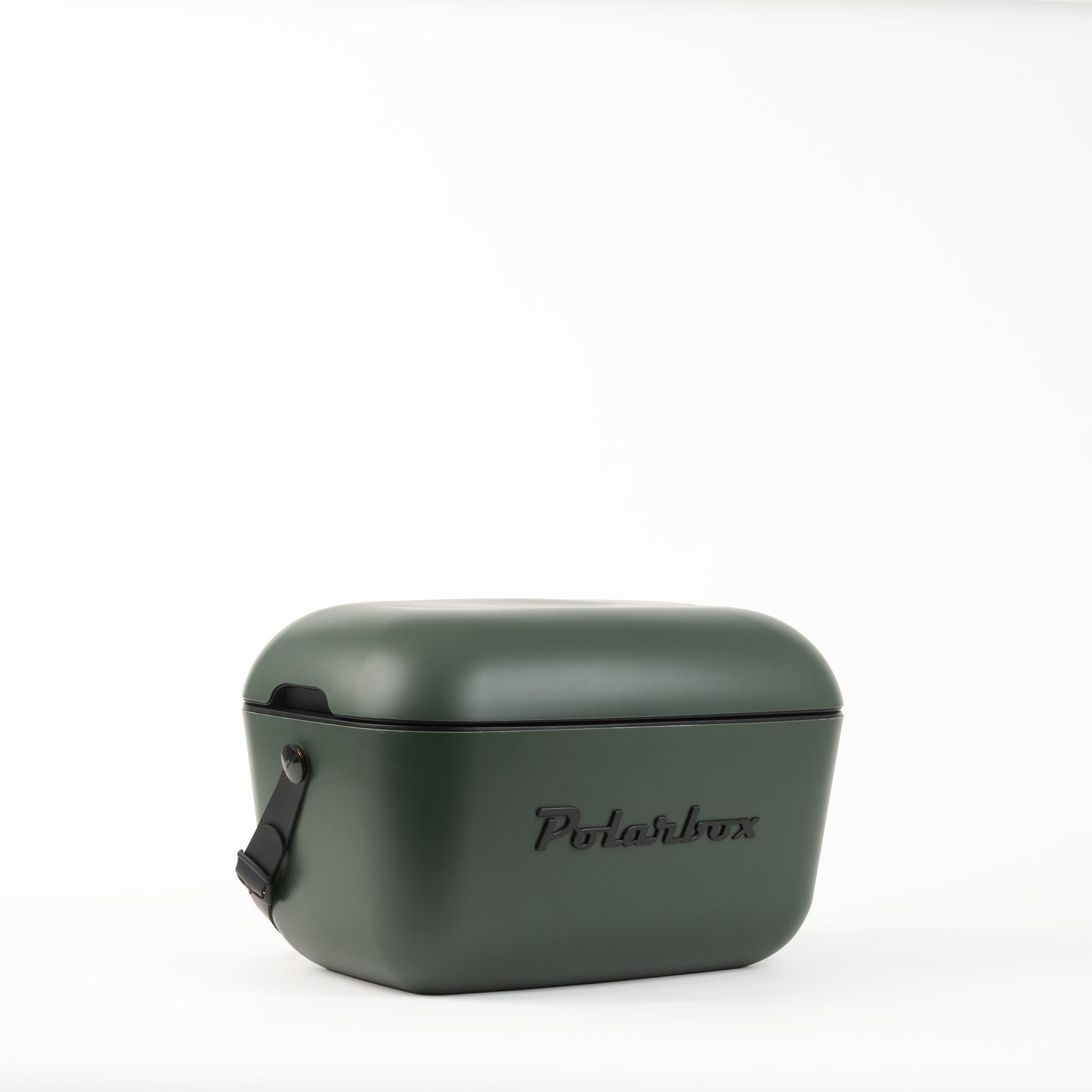 Polarbox Retro Cooler Waldgrün - Schwarz 20l - Kühlbox, 20l, Vintage Design