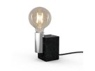 Marmortischleuchte Gemma h: 16cm chrome - E27, 40W, IP20