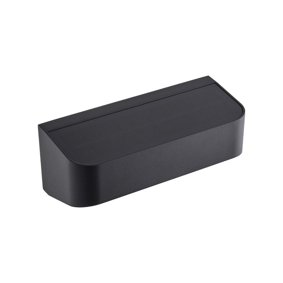 Wandleuchte Marcellio Solar  Schwarz - 5W, LED-Modul, IP54