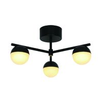 Deckenleuchte Contina Schwarz - 3x5W, G9, IP20