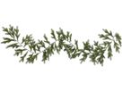 Girlande Lunda - Grün, keine Lämpchen, 200cm Länge