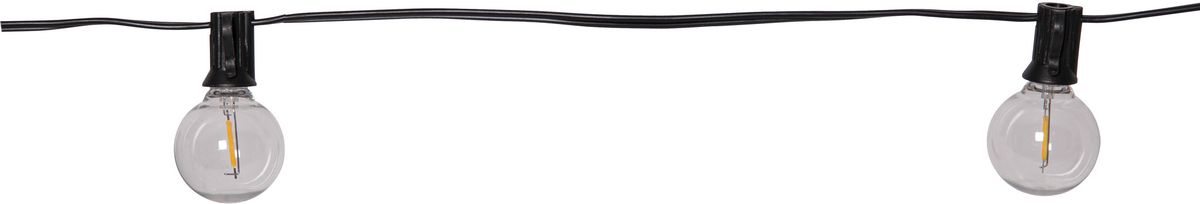 Solar Lichterkette Globe Mini - Indoor, Outdoor, Warmweiss, Schwarz