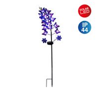 LED Solarleuchte VIOLA mit Erdspieß H: 76 cm - IP44, 0.09W, Kaltweiss