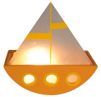 Kinderwandleuchte - IP20, E14, gelb