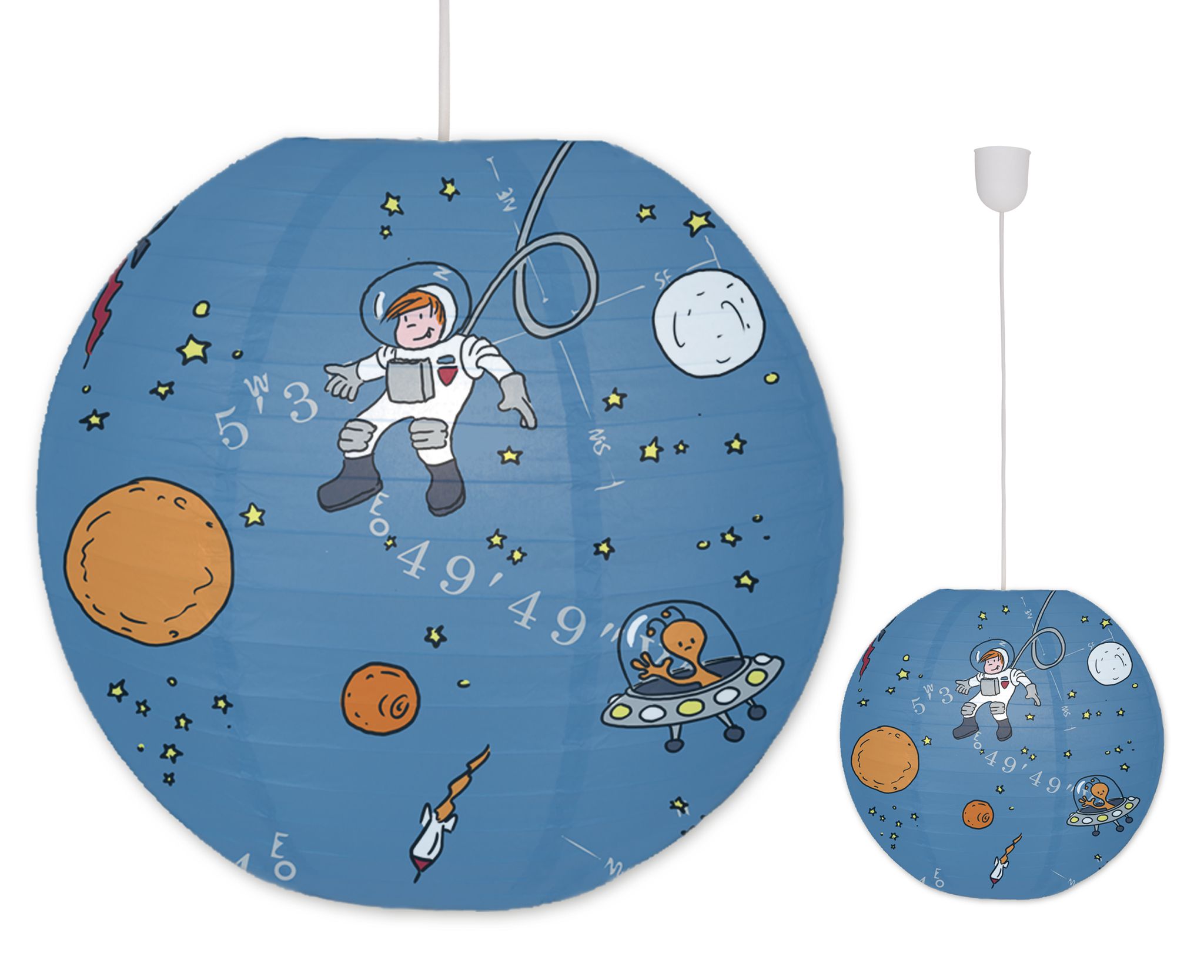 Japanballon Kid Ballon d: 40cm Raumfahrt - IP20, multicolor